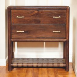 Regency - Woven 2 Drawer Nightstand - Brown
