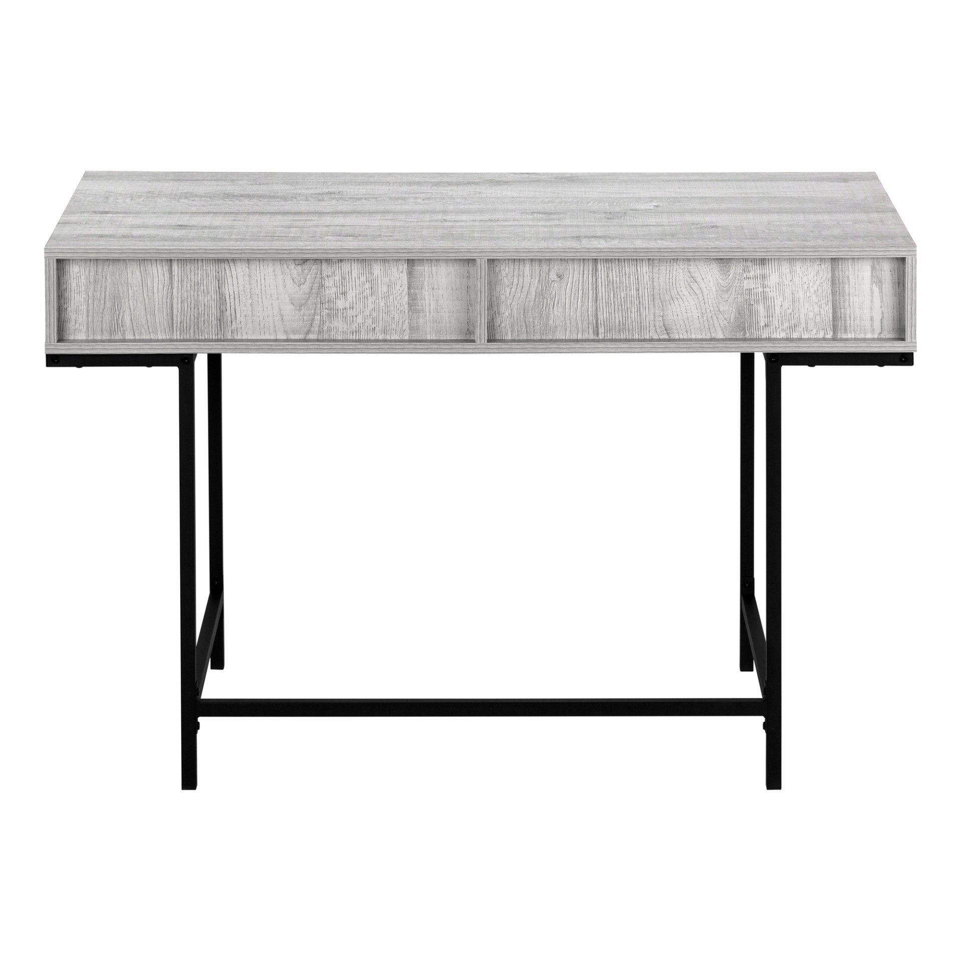 Computer Desk For Home Office, Laptop, 2 Storage Drawers, Contemporary And Modern - Gray - Image 7
