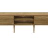 TV Stand, 72 Inch, Media Entertainment Center, Storage Cabinet, Console, Storage Shelves, Contemporary & Modern - Walnut - Image 2
