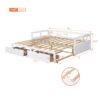 Daybed With Trundle And Two Storage Drawers, Sofa Bed For Bedroom - White - Image 18