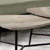 Table Set, Coffee, End, Side, Accent, Living Room / Beige Laminate, Contemporary, Modern (Set of 2) - Taupe - Image 4
