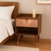 Manila - Copper 1 Drawer Nightstand - Chestnut - Image 12