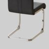 Dining Chairs Set, Kitchen Modern Metal Chairs With Padded Seat High Back And Sturdy Chrome Legs, Chairs For Dining Room (Set of 4) - Black - Image 15