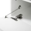 Elegant 2 In 1 Shoe Cabinets With Soft Cushion Versatile Shoe Rack Organizer With Adjustable Shelves For Hallway, Living Room - White - Image 16