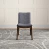 Laura - Mid-Century Modern Solid Wood Dining Chair (Set of 2) - Gray - Image 11