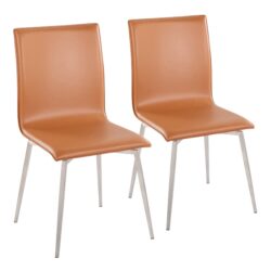 Mason - Contemporary Upholstered Chair (Set of 2) - Camel