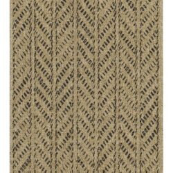 Earth - 2'7" X 7'3" Indoor, Outdoor Area Rug - Natural / Black