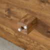 Modern Minimalist Rectangular Coffee Table Measuring Embodies The Simple Charm Of Mid Century Aesthetics, Adding A Touch Of Elegance To Your Living Room - Natural Wood - Image 19