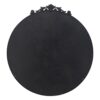 Classic Design Mirror With Round Shape And Baroque Inspired Frame For Bathroom, Entryway, Console Lean Against Wall - Black - Image 8