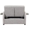 3 In 1 Pull Out Sofa Sleeper With Wing Table And USB Charge - Gray - Image 16