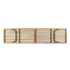Intrinsic - Outdoor Dining Bench With Iron Legs And Slat Top -Teak / Black - Image 7