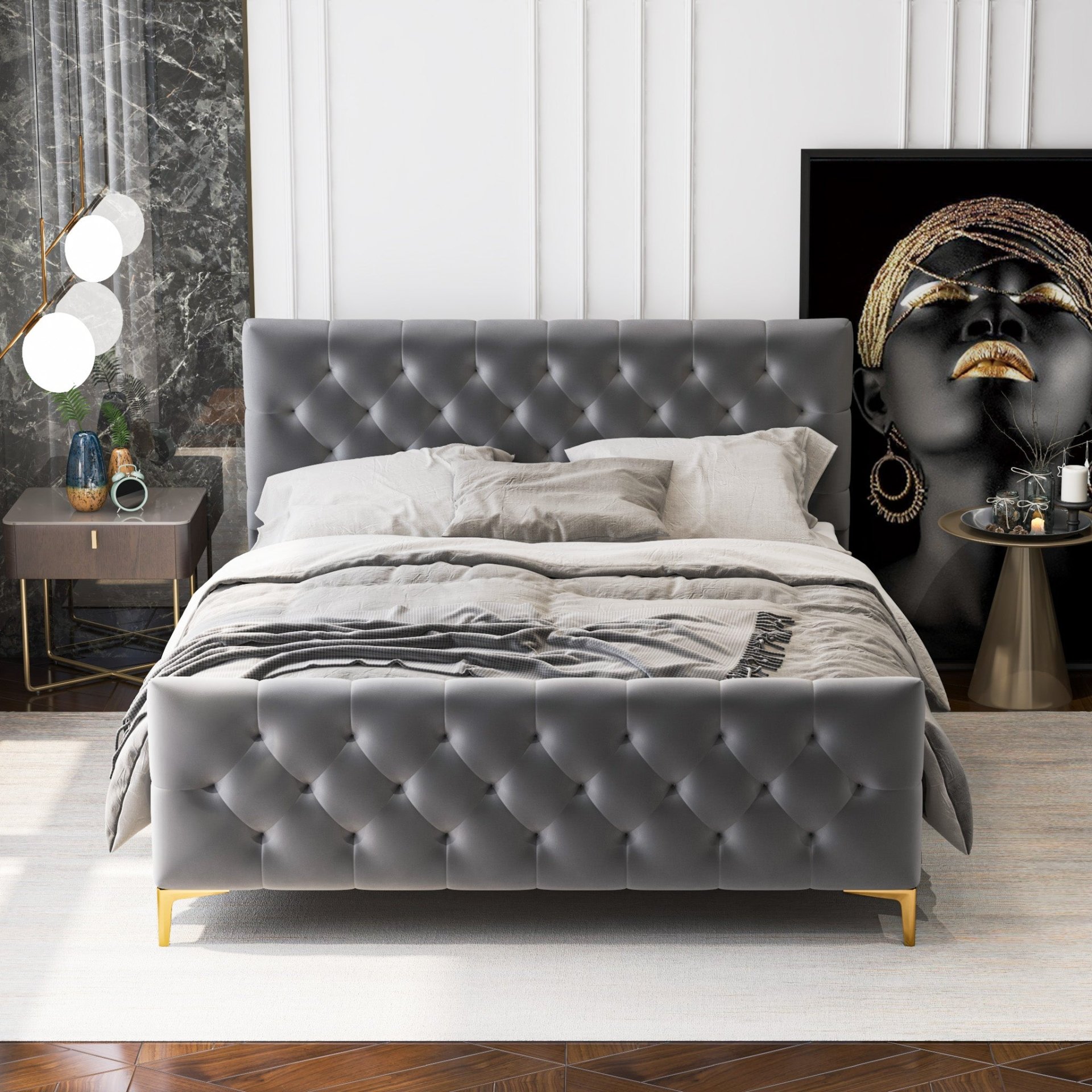 Bailey - Queen Bed - Dark Gray - Image 9