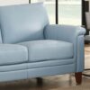 Westcott - Leather Sofa - Blue - Image 9