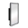 Rectangle Medicine Cabinet Mirror Bathroom Mirror With Storage Wall Mounted Medicine Mirror Cabinet With LED - Black - Image 11