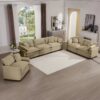 Oversized Sectional Sofa With Deep Seats In Corduroy 3 Piece Set With 1 Single 2 Seater And 3 Seater Sofas - Tan - Image 17