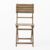 Outdoor Folding Dining Chair (Set of 2) - Natural - Image 7