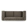 Comfy 3 Sofa With Tufted Back And Arm, Modern For Living Room - Gray - Image 10