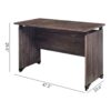 Urban - Farmhouse Composite Wood Writing Desk With Eco Friendly Material And Durable - Gray - Image 3