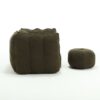 Soft Bean Bag Chair With High Resilient Foam (Chips) - Olive Green - Image 24