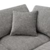 Modern Modular Cloud Sofa Bed, 6 Seat Chenille Sectional Couch Set With Ottoman, Free Combination, Convertible U Shaped Sleeper Sofa - Gray - Image 14