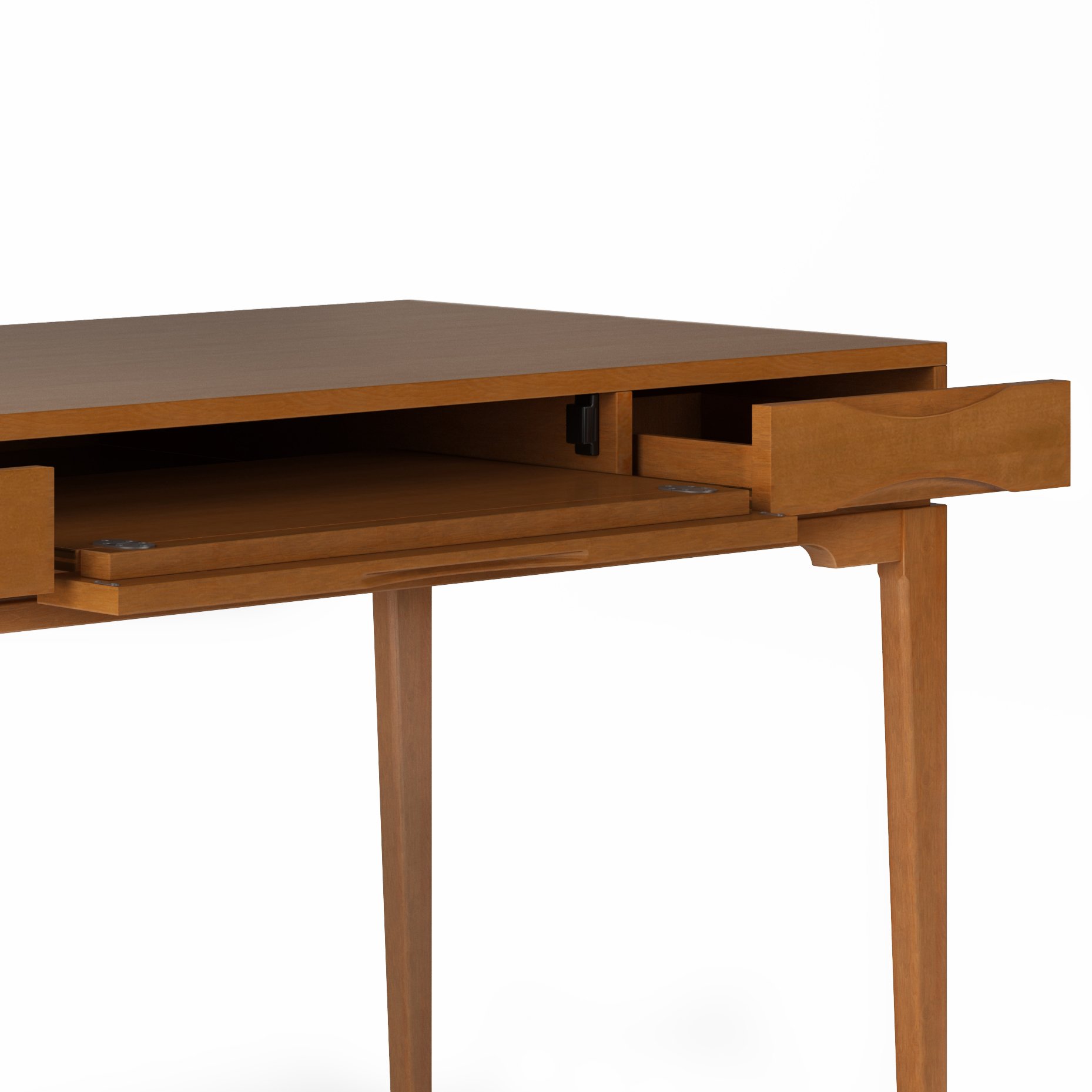 Harper - Desk - Light Golden Brown - Image 4