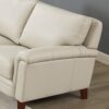 Westcott - Leather Sofa - Beige - Image 3
