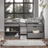 Fabiana - Twin Loft Bed With Storage - Gray - Image 11