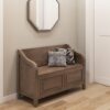Connaught - Entryway Storage Bench - Rustic Natural Aged Brown - Image 7