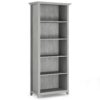 Amherst - 5 Shelf Bookcase - Fog Gray - Image 9