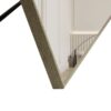 Solid Wood Frame Minimalist Mirror, Bathroom Bedroom Wall Mirror. Enhance Modern Interior Design - Gray / Transparent - Image 9