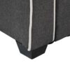 Austin - Modern Sleeper Sofa With 2 USB Charging Ports And 4 Accent Pillows - Gray - Image 6