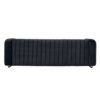 Contemporary Velvet Sofa Couch For Living Room - Black - Image 7