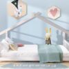 Full Size Classic House Bed - White - Image 9