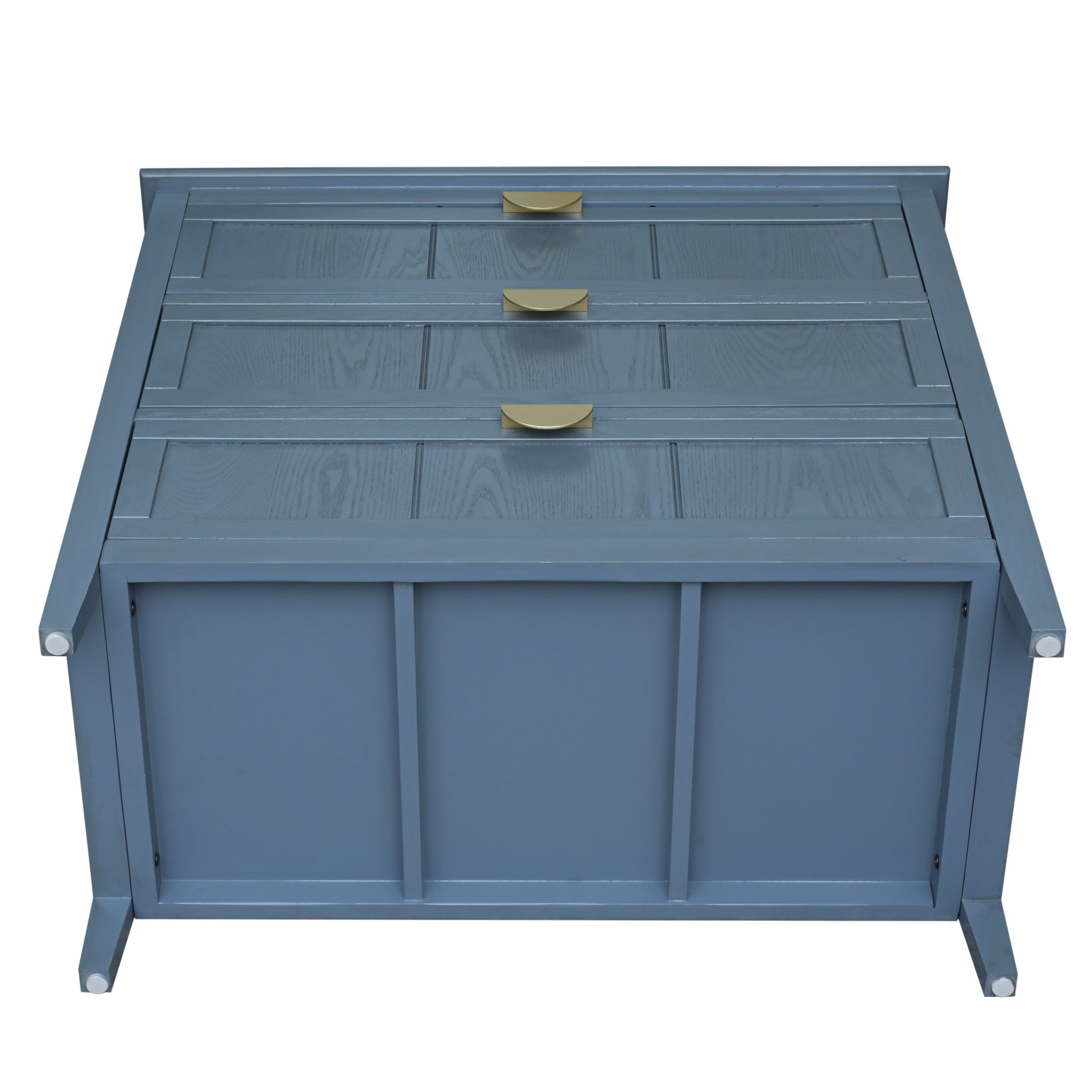 3 Drawer Cabinet For Bedroom - Blue - Image 14