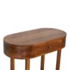 Round Coffee Table - Chestnut - Image 8
