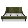 Aspen - King Vertical Tufted Headboard Platform Bed Set - Olive Green - Image 3