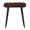 Mini Dressing Table With Foldable Mirror - Walnut - Image 8