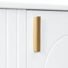 Classic Retro 24" Bathroom Vanity With Sink, Door Shelf, Side Open Storage Frame, Soft Closing Door - White - Image 20