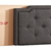 Deb - Twin Bed Upholstered For Cozy Sleep - Black - Image 6