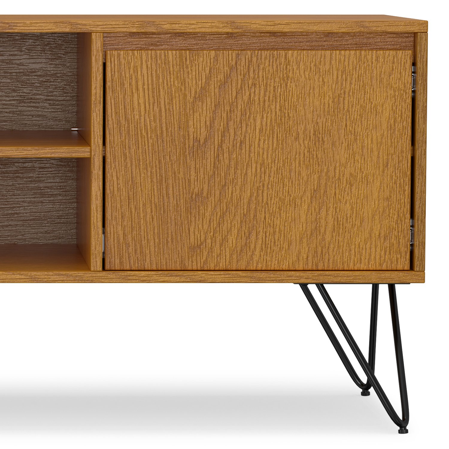 Hunter - TV Media Stand - Oak Veneer - Image 22