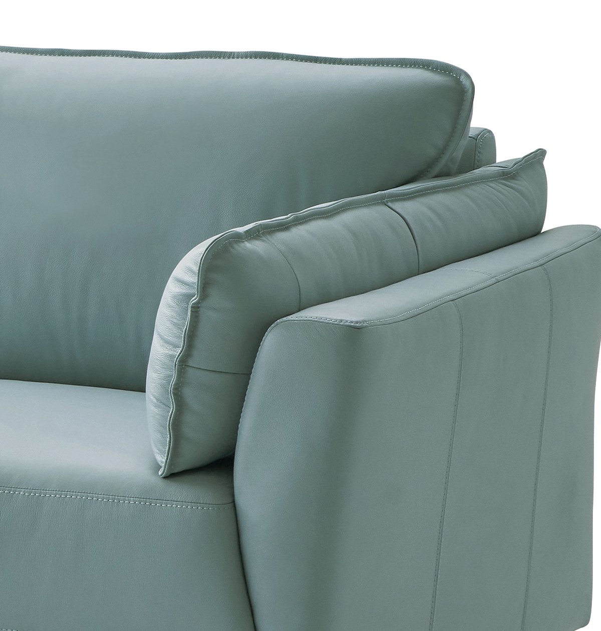Mesut - Top Grain Leather Chair - Green - Image 5