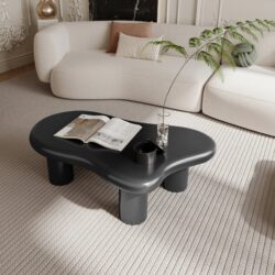 Cloud Shaped, Coffee Table For Living Room - Matte Black