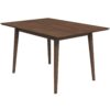 Mary - Modern Style Solid Wood Rectangular Dining Kitchen Table - Brown - Image 10