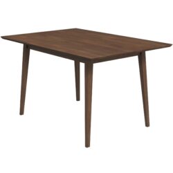 Mary - Modern Style Solid Wood Rectangular Dining Kitchen Table - Brown