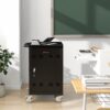 Mobile Charging Cart And Cabinet For Tablets Laptops 32-Device - Matt Black - Image 8