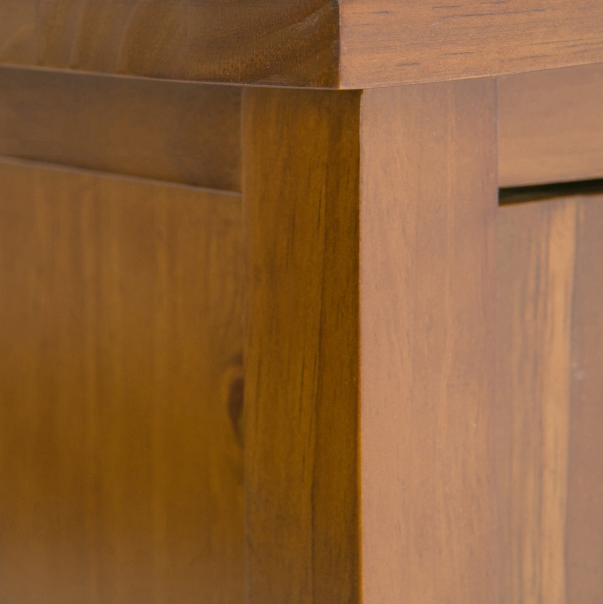 Warm Shaker - Low Storage Cabinet - Light Golden Brown - Image 5