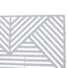 Outdoor & Indoor Privacy Screen Metal Privacy Screen, Freestanding Decorative Privacy Screen For Deck Balcony Patio, Privacy Fence Panels - White - Image 7