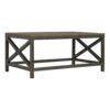 Industrial Cross Metal Coffee Table - Pewter - Image 4