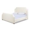Addison - King Tufted Panel Bed Frame - Cloud White - Image 4
