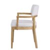 Kasem - Gorge Fabric Side Chair (Set of 2) - White - Image 3